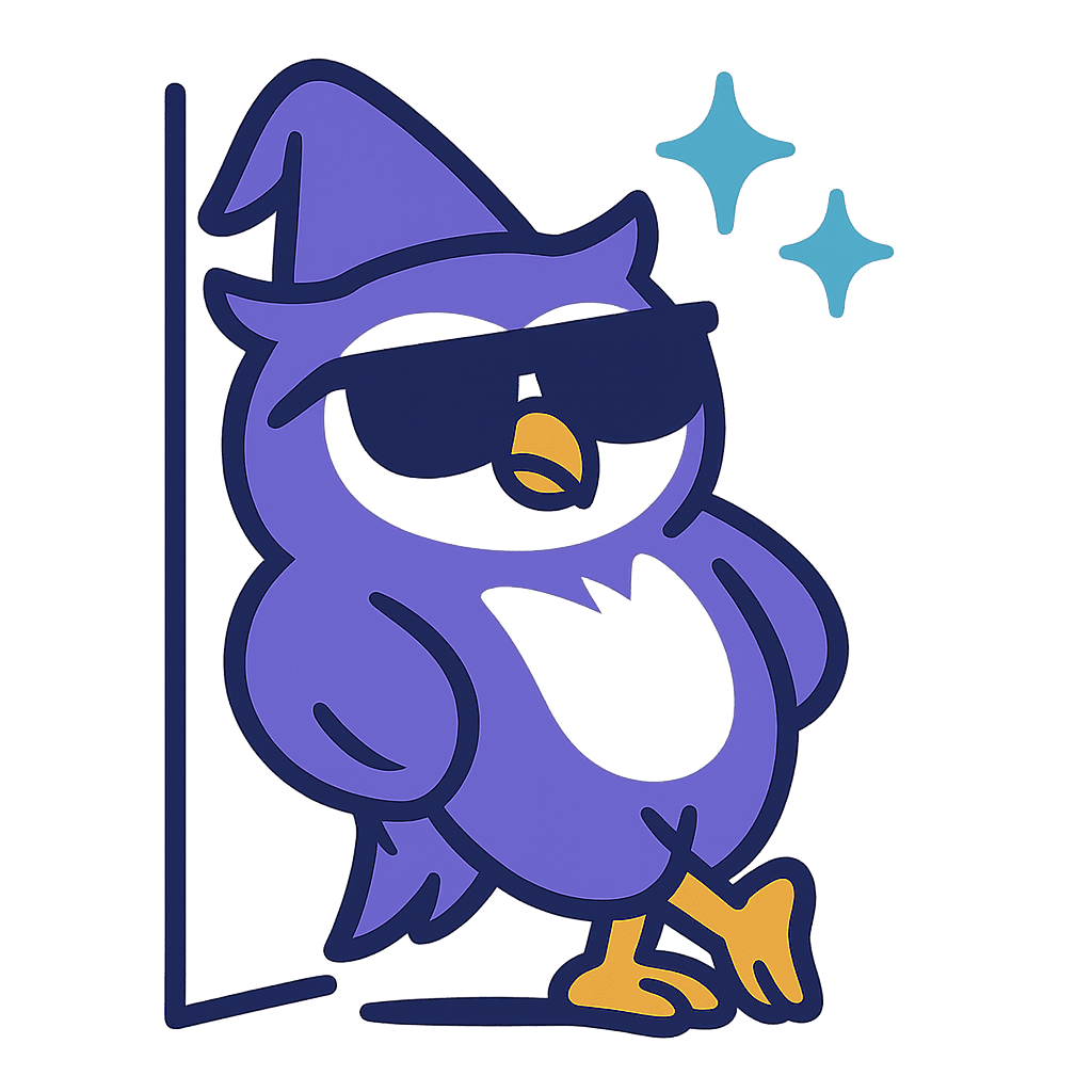 Dizz the Owl - Fundizzle Mascot